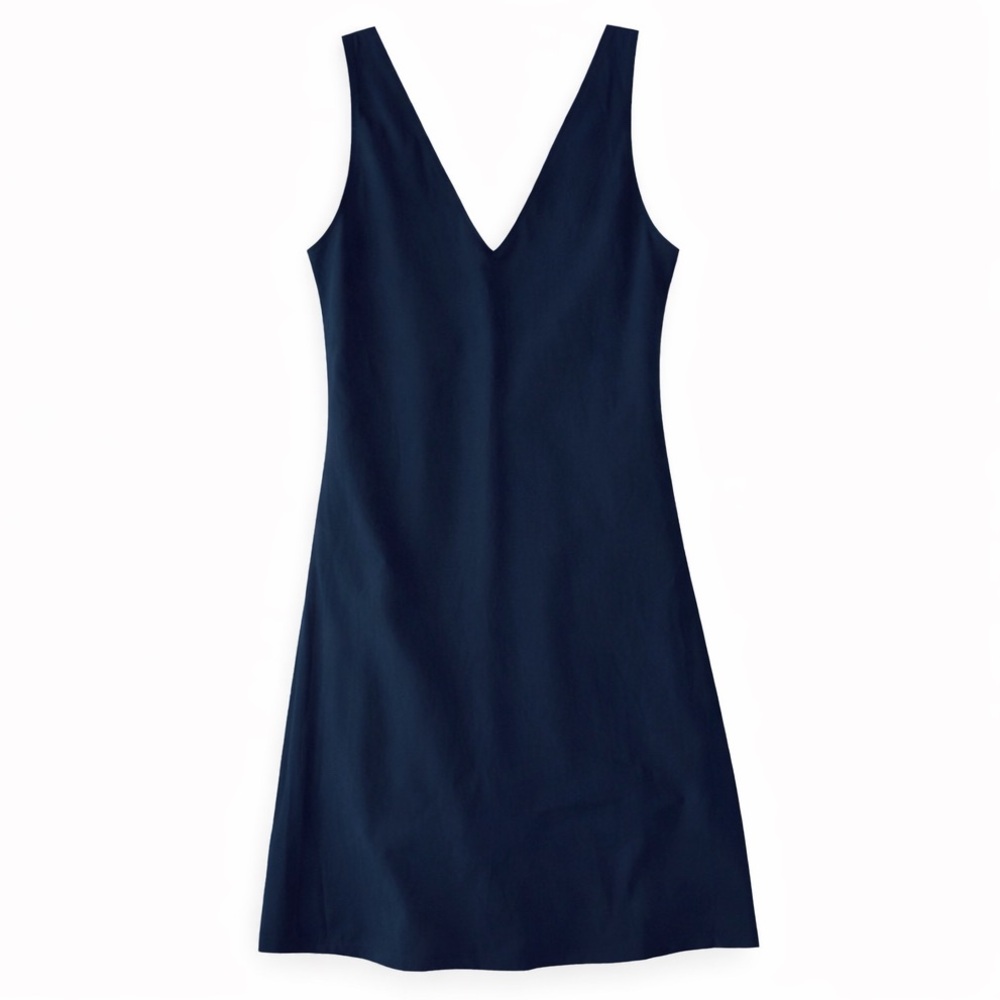 Abercrombie & Fitch Black Slip Mini Dress With Built In Shorts XXS Tall